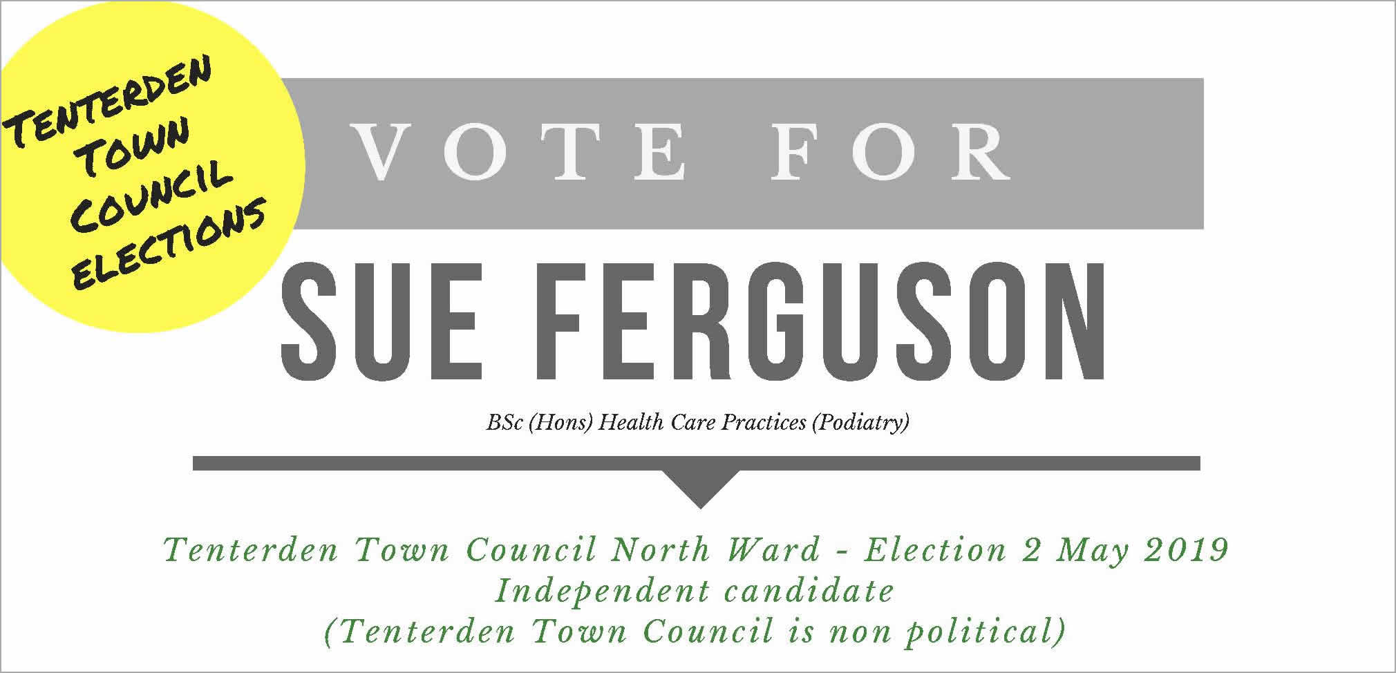 Vote for Sue Ferguson