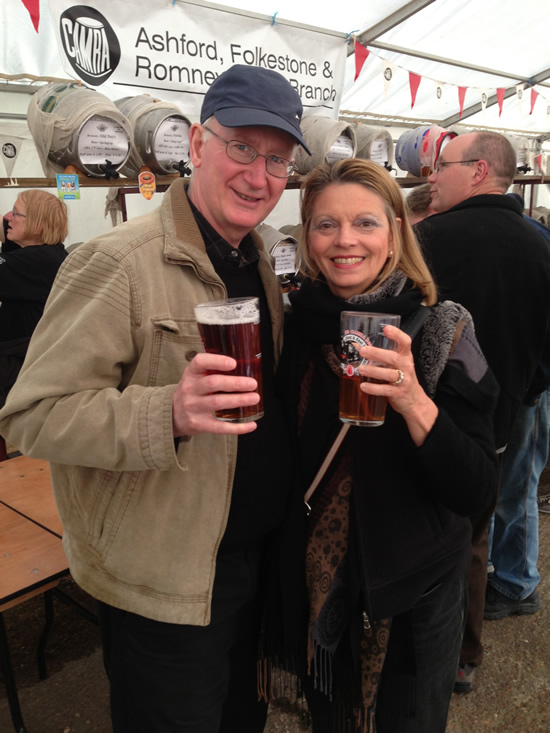 Sue Ferguson beer festival