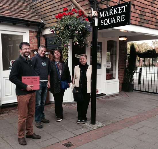 Christmas Market committee site meeting