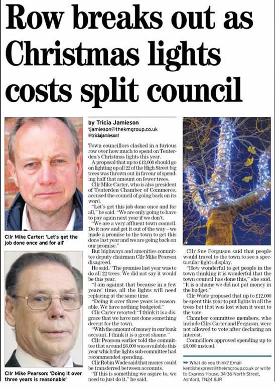 Christmas lights