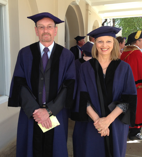 Justin Nelson and Sue Ferguson Tenterden Town Councillors