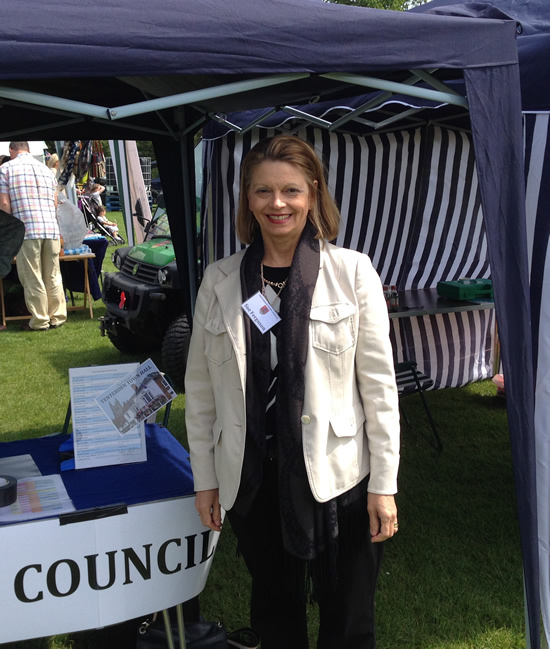 Sue at the May Fayre