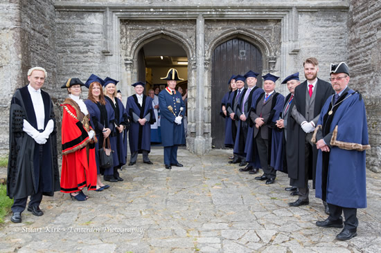 Sue Ferguson before the civic service