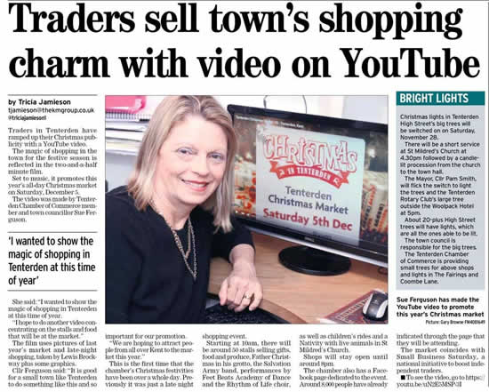 Video Tenterden Christmas Market