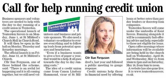 Volunteers wanted for Tenterden Savers