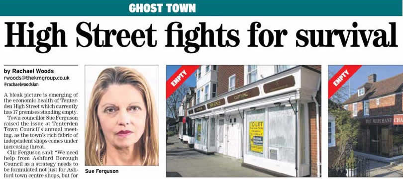 Ghost Towm empty shops