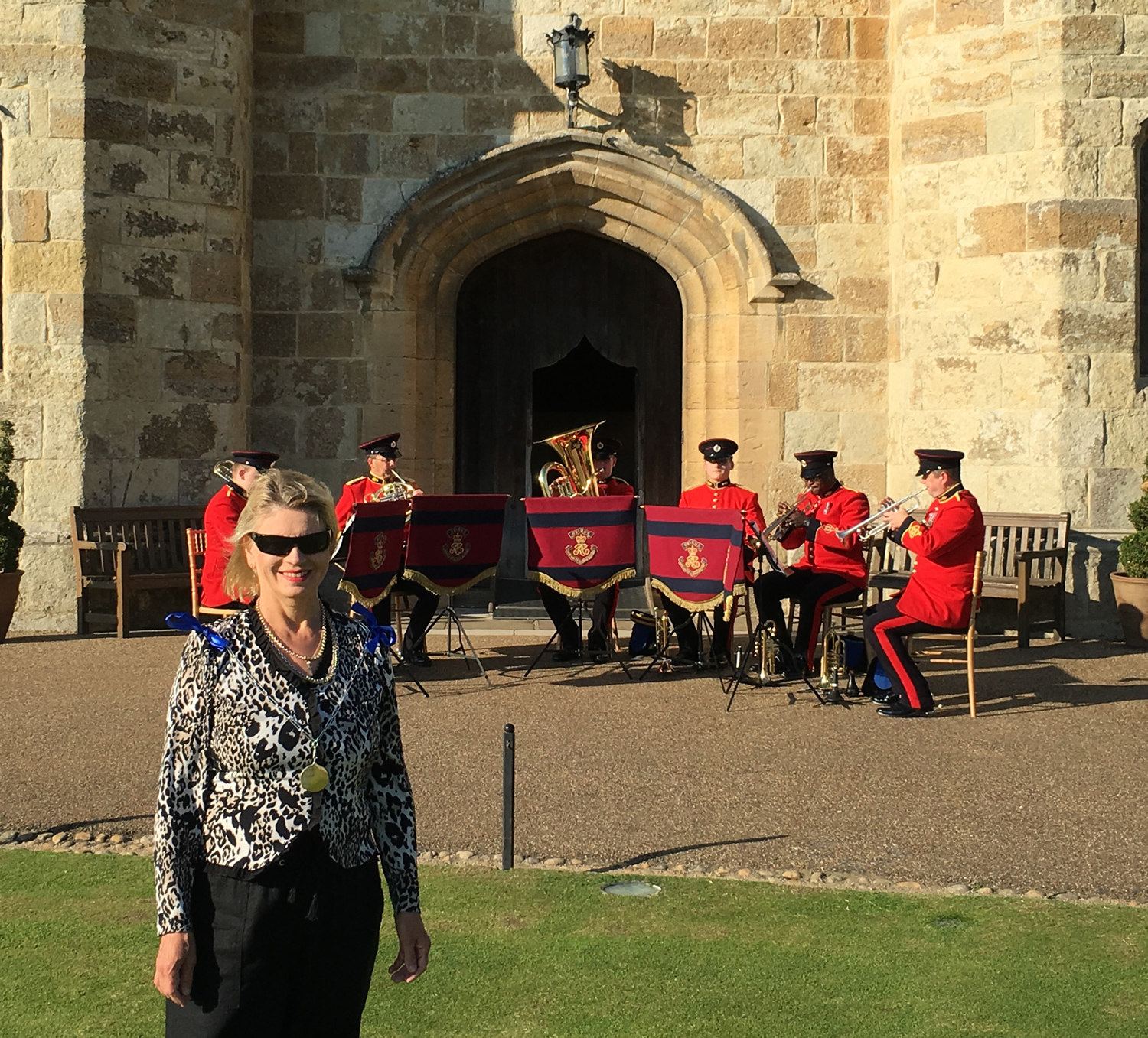 Leeds Castle Mayor of Mayor of Maidstone WWW2 reflective event