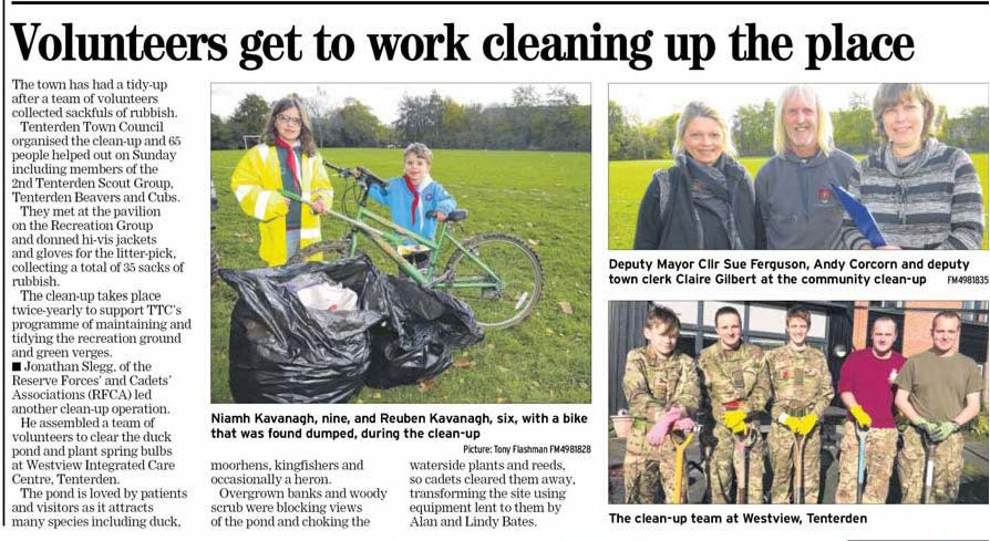 Litter Pick in Tenterden