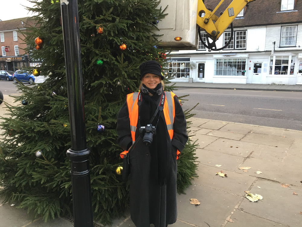 Tenterden Town Christmas tree photos and video 2017