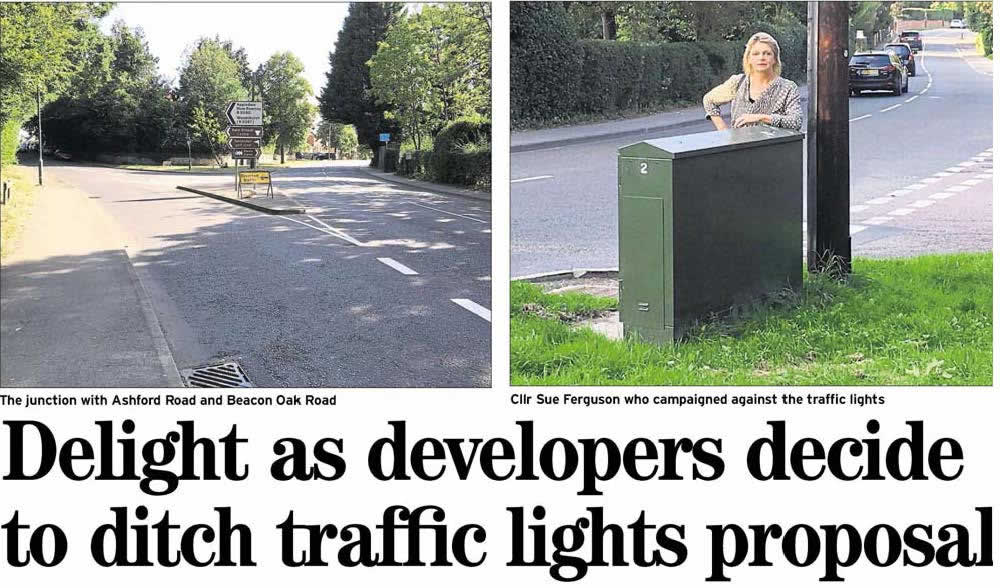 Beacon Oak Road Traffic Lights decision