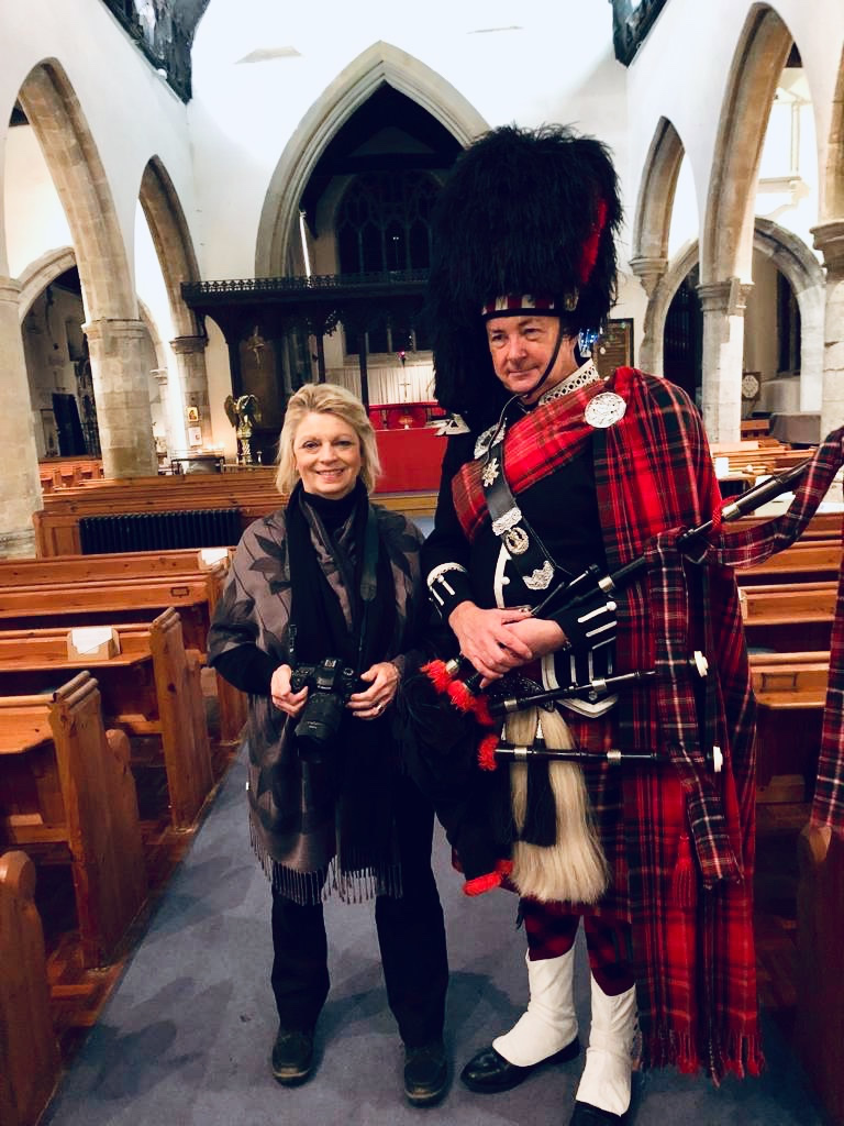 Remembrance Day piper