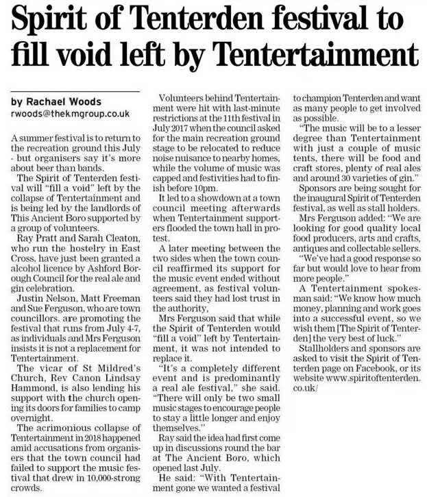 Spirit of Tenterden festival