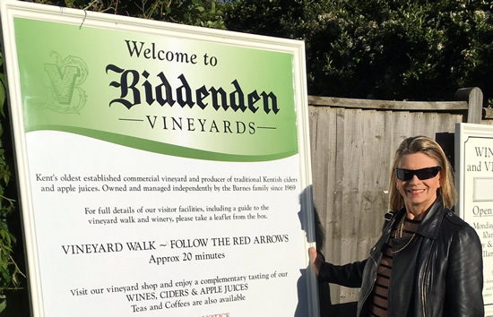 Sue Ferguson at Biddenden Vineyards