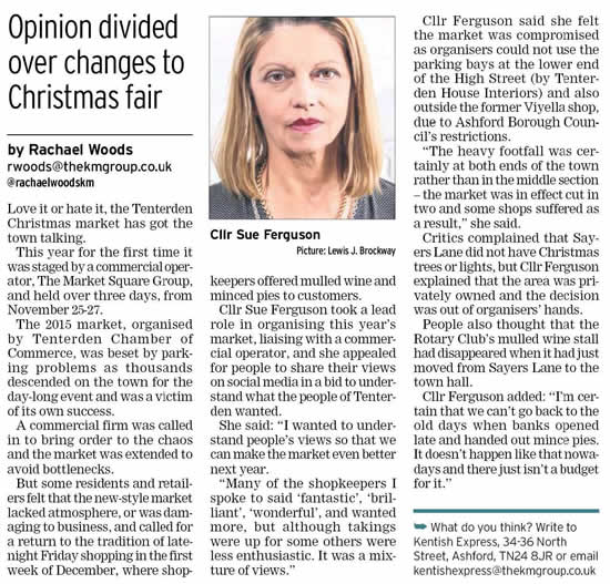 Christmas Market Opinion