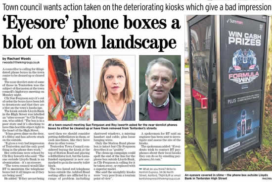 Phone boxes in Tenterden
