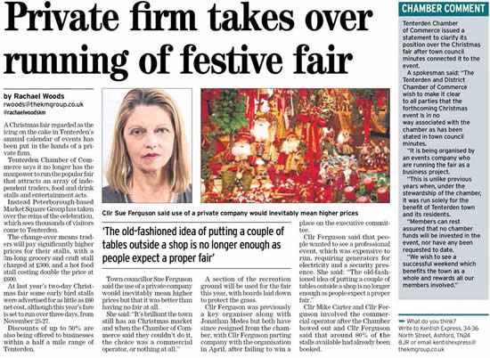Sue Ferguson Tenterden Christmas Fair
