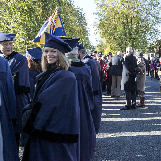 Sue Ferguson at Remembrance Day 2013